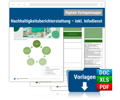 Digitale Vorlagensammlung Nachhaltigkeitsberichterstattung – inkl. Infodienst Digitale Vorlagensammlung Nachhaltigkeitsberichterstattung – inkl. Infodienst